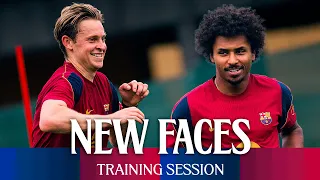FRENKIE, ADEYEMI & HAMZA join the GROUP in FC Barcelona Training 🔵🔴