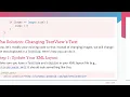 Change TextView Text with Button Click in Android Studio using Kotlin