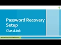 Set Password Recovery Options