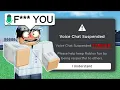 How TOXIC Can I Be Before I Get BANNED On Roblox VOICE CHAT