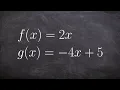Multiplying two functions together