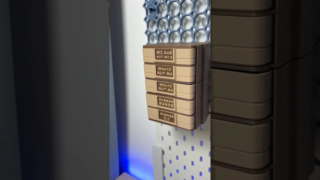 Modular Push-Push Drawer | Multiboard Organizer video thumbnail