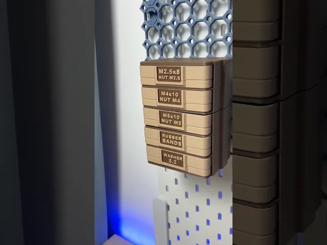Modular Push-Push Drawer | Multiboard Organizer video thumbnail