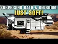 Smaller YET BETTER bath bedroom space 2027 Grand Design Reflection 250ML fifth wheel RV tour