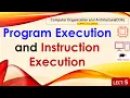 L5 Program Execution Instruction Execution Computer Organization Architecture Lectures Hindi