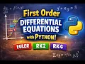 Turning Differential Equations into Python Code First Order Made Easy