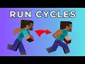 How To Make Run Cycles - Minecraft Animation Tutorial Blender 4 0