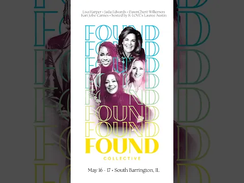 Extremely excited to be at Found in Chicago! I can’t wait to be with all of you who are coming!
