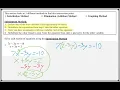 Math 118 2 2 Mathematical Explorations Tutorial Systems Of Linear Equations