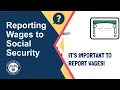 How To Report Wages to Social Security