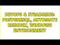 DevOps SysAdmins PostgreSQL automate REINDEX Windows environment 2 Solutions