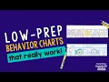 How to Set up Low-prep Individual Behavior Charts that Work