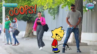 اجرء واقوى مقلب اتعمل فى مصر Peeing In Egypt In Public Prank 
