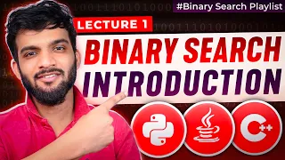 BS-1 Binary Search Introduction Real Life Example Iterative Recursive Overflow Cases