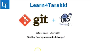 TortoiseGit Tutorial 8 Stashing save local changes using tortoiseGit