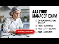 AAA Food Manager Certification Exam 2026 Comprehensive Study Guide And Managerial Review