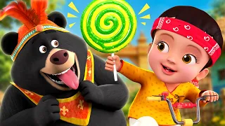कालू मदारी आया - Kalu Madari Aaya Balgeet | Hindi Rhymes & Baby Songs | Infobells #hindirhymes