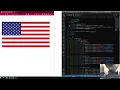 Design an United States Of America Flag in HTML CSS ASMR Coding Tutorial