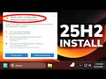 Download Lagu Install Windows 11 25H2 on Unsupported PC (no TPM, Secure Boot, 4GB RAM, CPU) - Easiest Method