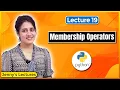 Membership Operators in Python Python Tutorials for Beginners
