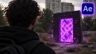 Advanced Minecraft Portal - After Effects Tutorial (No Plugins)