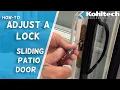 Adjusting the Lock on a Sliding Patio Door