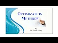 Optimization Methods Lecture 5 Particle Swarm Optimization PSO