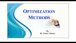 Optimization Methods Lecture 5 Particle Swarm Optimization PSO