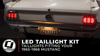 1965-1966 Mustang Install LED Taillight Kit