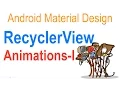 260 RecyclerView Animation Example Android