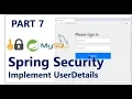 Part 7 - Create a Class that Implements UserDetails