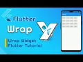 Wrap widget flutter Flutter Widget Tutorials