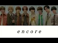 『encore』#heysayjump #hsj_encore