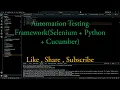 Selenium Python Automation Framework Behave Snoop Secure Login