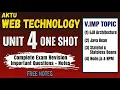 Web Technology Unit 4 One Shot Aktu AKTU 2025-26 Exam