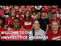 Welcome to the University of Arkansas from Student Affairs