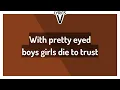 Vanessa Carlton - White Houses 🎶 (Lyric Video) - (LyricsV)