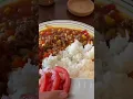 Lagu Rice and chille con corne#food#short