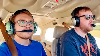His first time with a passenger...