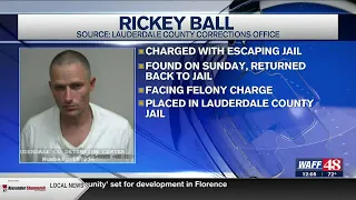 Lauderdale Co inmate arrested after months on the loose