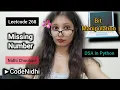 Leetcode 268 Missing Number Python Bit Manipulation