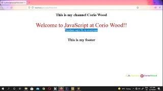 Adding Style to JavaScript How to add Fonts Colours to JavaScript document