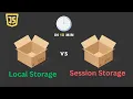 Local Storage in 10 minutes