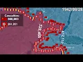 Battle of Stalingrad using Google Earth Remastered