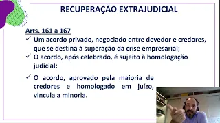 5 Recuperação Extrajudicial Aspectos Gerais e novidadeS ⚠️
