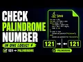 Check Palindrome Number in Java Easy Logic Most Candidates Miss Dsa Interview Question