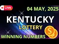 Kentucky Midday Lottery Results For - 04 May 2025