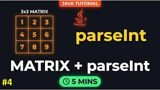 Java Matrix Addition parseInt in 5 Minutes Beginners