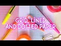 HOW TO MAKE LINED GRAPH and DOTTED PAPER CREATE YOUR OWN PRINTABLE STATIONERY with GOOGLE DOCS
