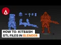 Blender Tutorial - How To Easily Kitbash STL files for 3D Printing